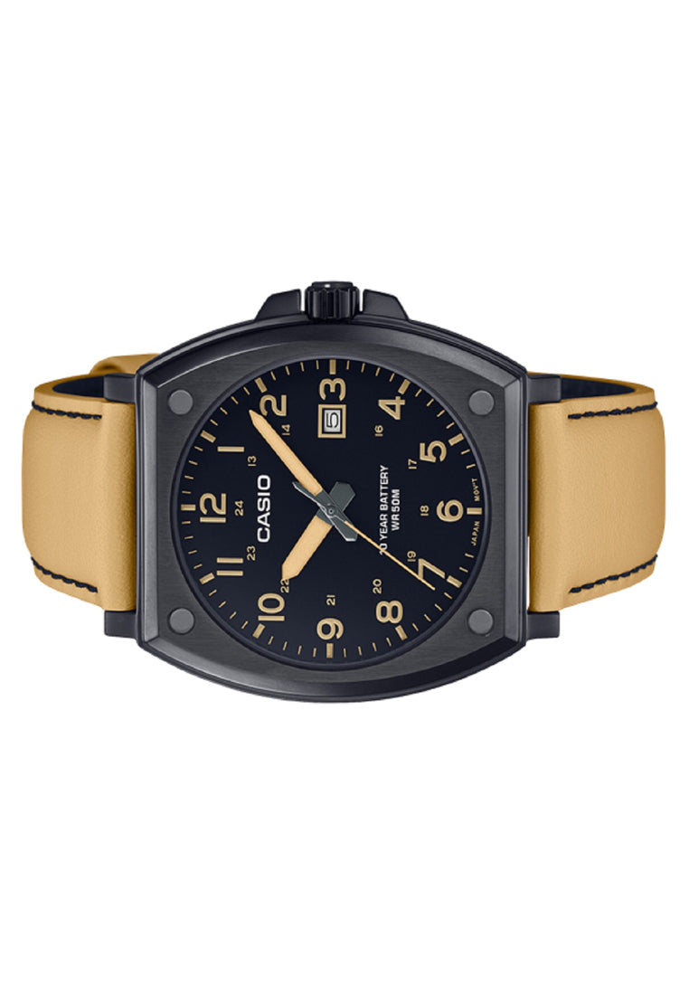 Casio MTP-E715L-5A Analog Leather Strap Watch For Men-Watch Portal Philippines