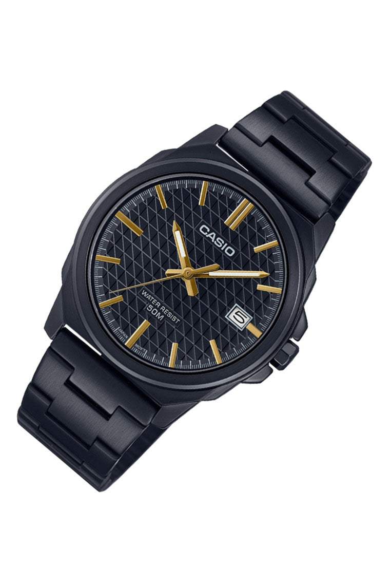 Casio MTP-E720B-1A Analog Stainless Steel Strap Watch for Men-Watch Portal Philippines