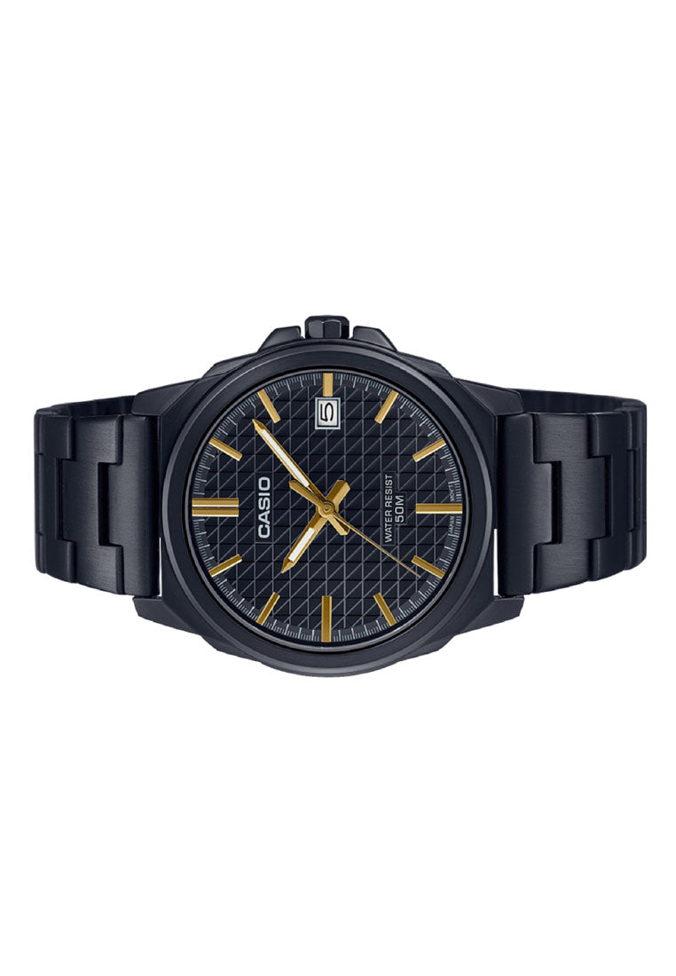 Casio MTP-E720B-1A Analog Stainless Steel Strap Watch for Men-Watch Portal Philippines