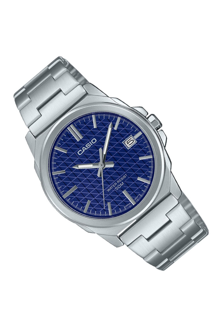 Casio MTP-E720D-2A Analog Stainless Steel Strap Watch for Men-Watch Portal Philippines