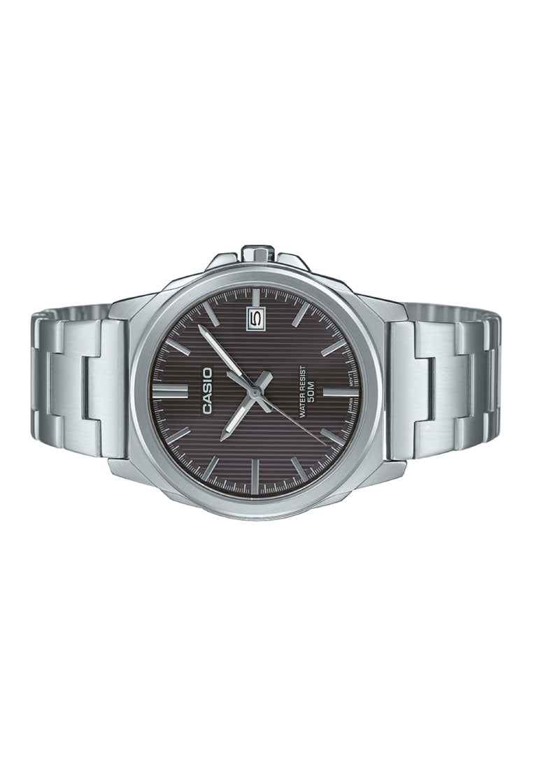 Casio MTP-E720D-8A Analog Stainless Steel Strap Watch for Men-Watch Portal Philippines