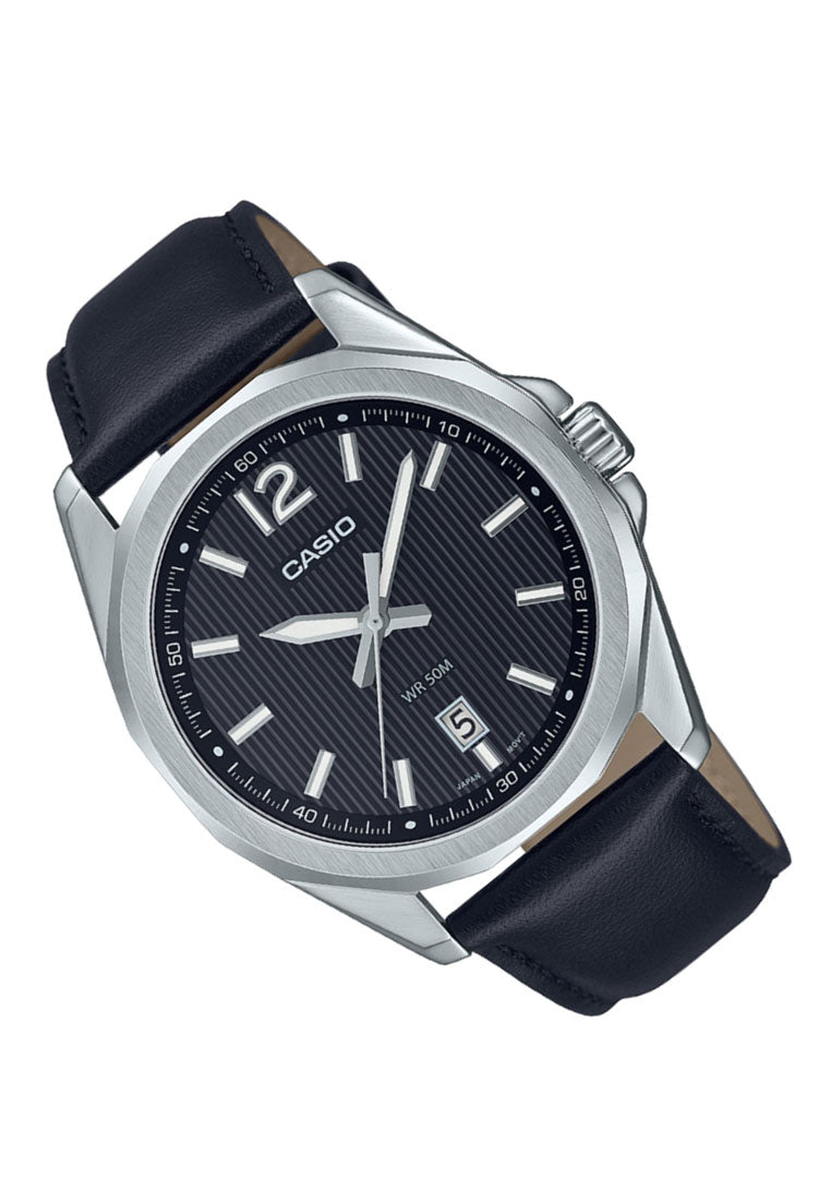 Casio MTP-E725L-1A Analog Leather Strap Watch for Men-Watch Portal Philippines