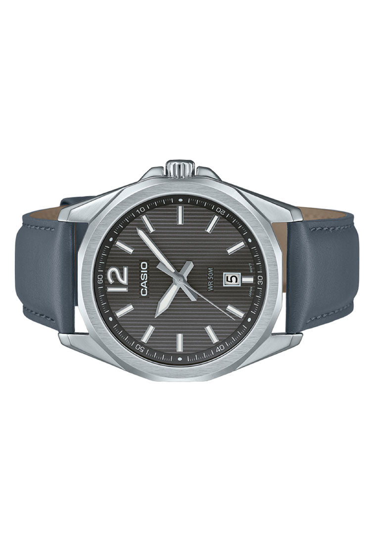 Casio MTP-E725L-8A Analog Leather Strap Watch for Men-Watch Portal Philippines