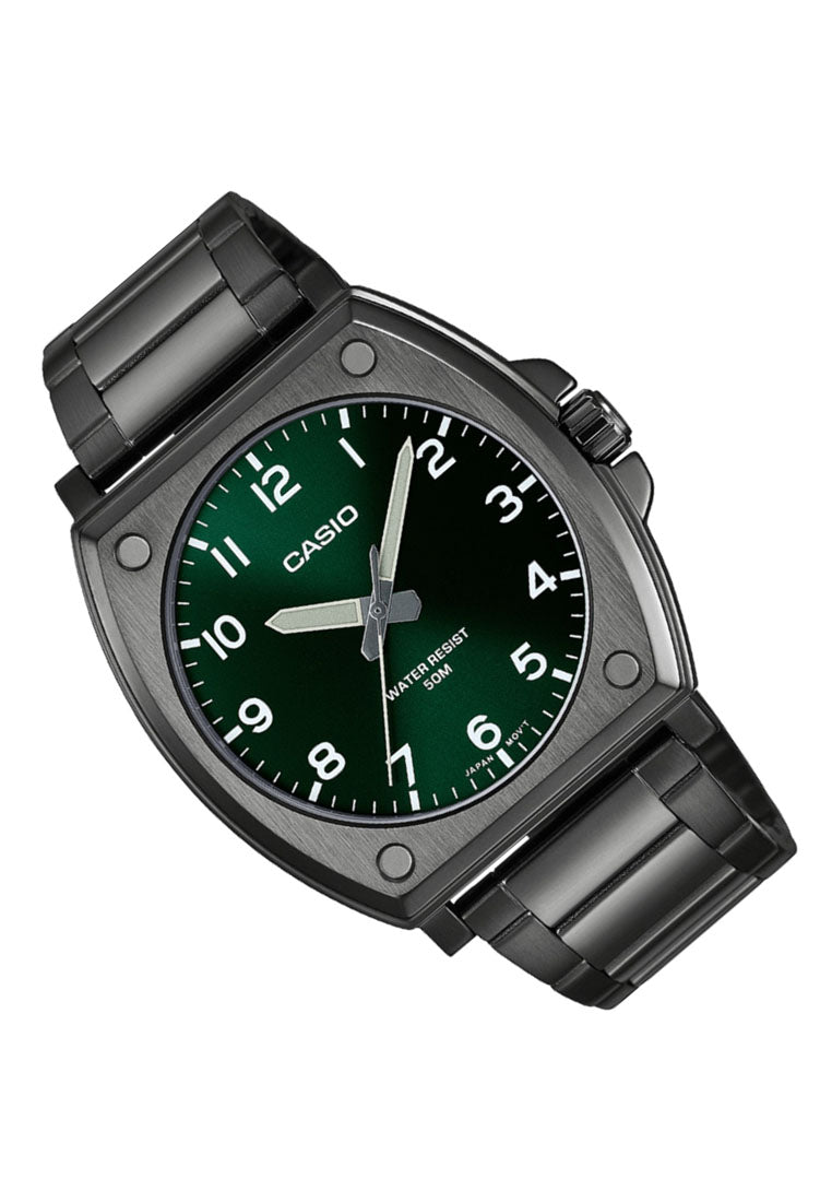 Casio MTP-E730B-3A Analog Stainless Steel Strap Watch For Men-Watch Portal Philippines