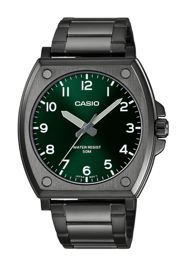 Casio MTP-E730B-3A Analog Stainless Steel Strap Watch For Men-Watch Portal Philippines
