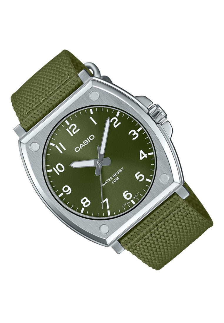 Casio MTP-E730C-3A Analog Nylon Strap Watch For Men-Watch Portal Philippines