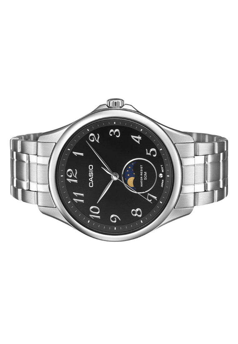 Casio MTP-M110D-1A Analog Stainless Steel Strap Watch for Men-Watch Portal Philippines