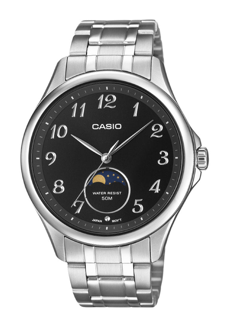 Casio MTP-M110D-1A Analog Stainless Steel Strap Watch for Men-Watch Portal Philippines