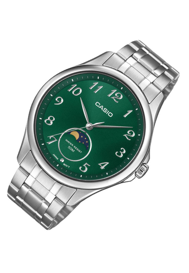 Casio MTP-M110D-3A Analog Stainless Steel Strap Watch for Men-Watch Portal Philippines