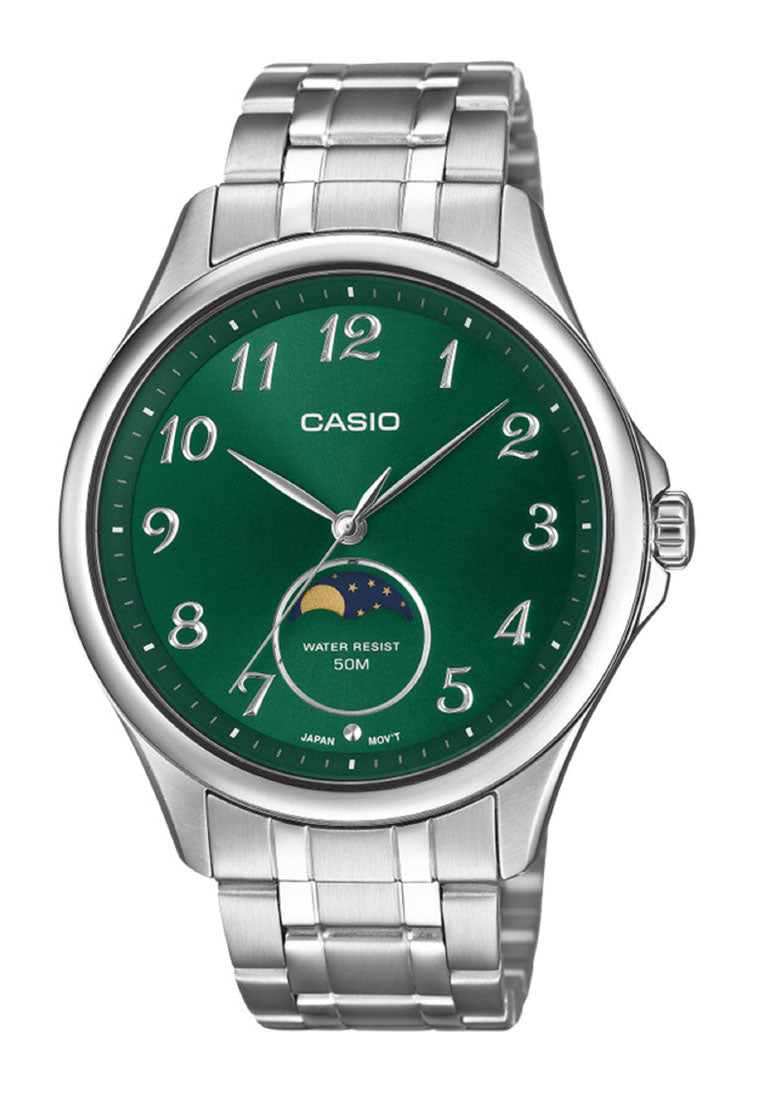 Casio MTP-M110D-3A Analog Stainless Steel Strap Watch for Men-Watch Portal Philippines