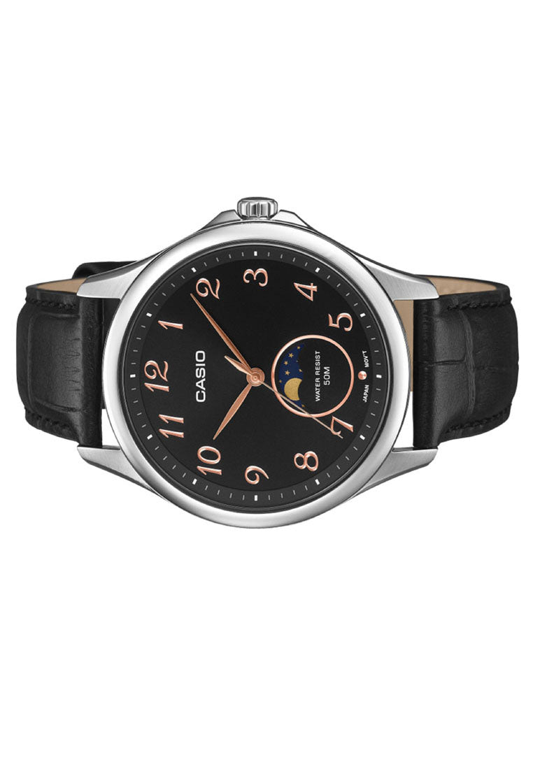 Casio MTP-M110L-1A Analog Leather Strap Watch for Men-Watch Portal Philippines