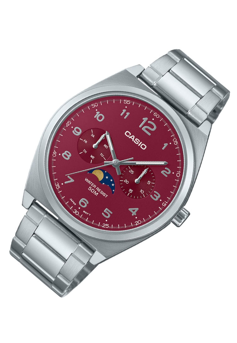 Casio MTP-M300d-4a Analog Stainless Steel Strap Watch For Men-Watch Portal Philippines