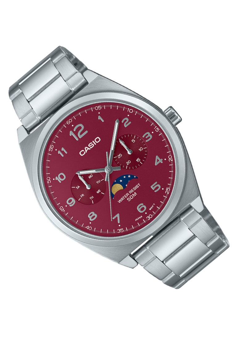 Casio MTP-M300d-4a Analog Stainless Steel Strap Watch For Men-Watch Portal Philippines