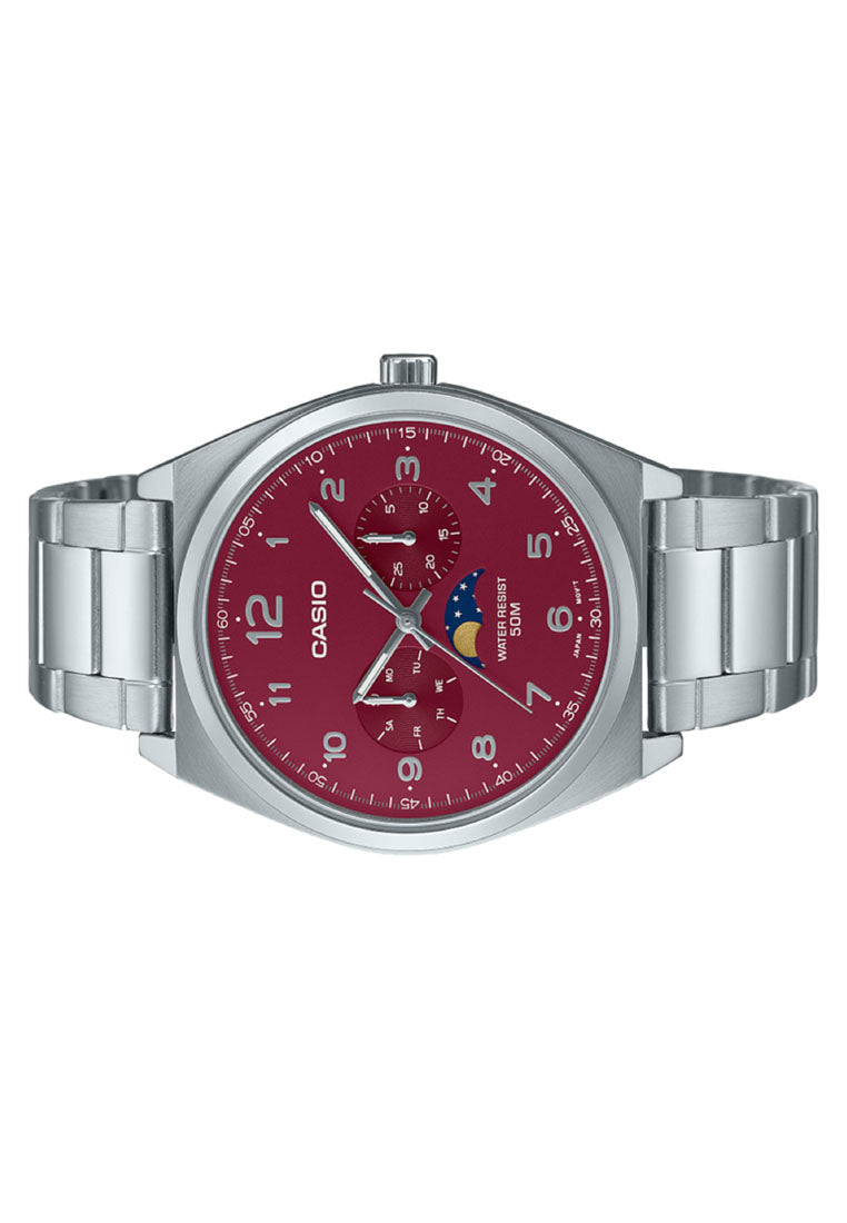 Casio MTP-M300d-4a Analog Stainless Steel Strap Watch For Men-Watch Portal Philippines