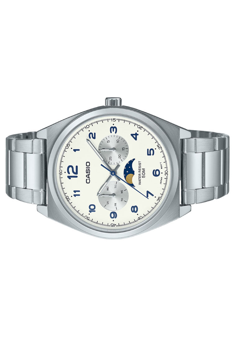 Casio MTP-M300d-7a Chronograph Stainless Steel Strap Watch For Men-Watch Portal Philippines