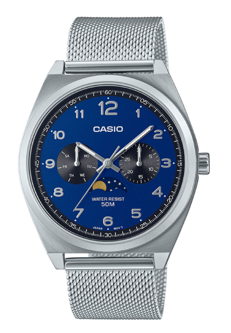 Casio MTP-M300M-2A Chronograph Stainless Steel Strap Watch For Men-Watch Portal Philippines