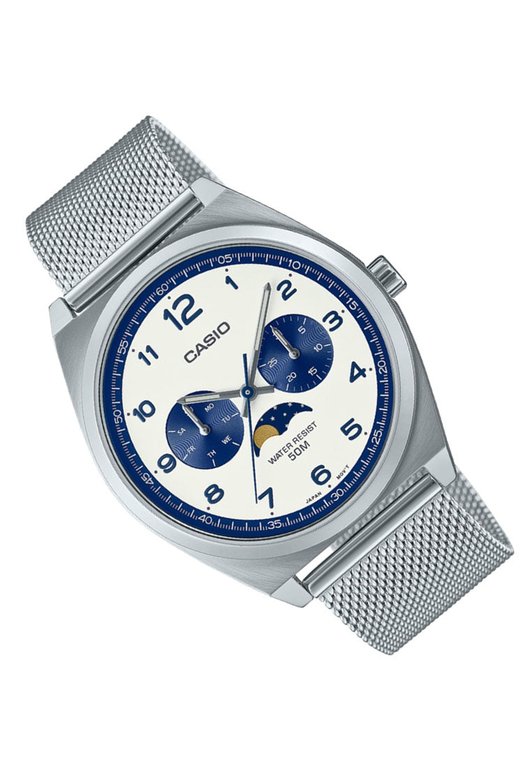 Casio MTP-M300M-7A Chronograph Stainless Steel Strap Watch For Men-Watch Portal Philippines