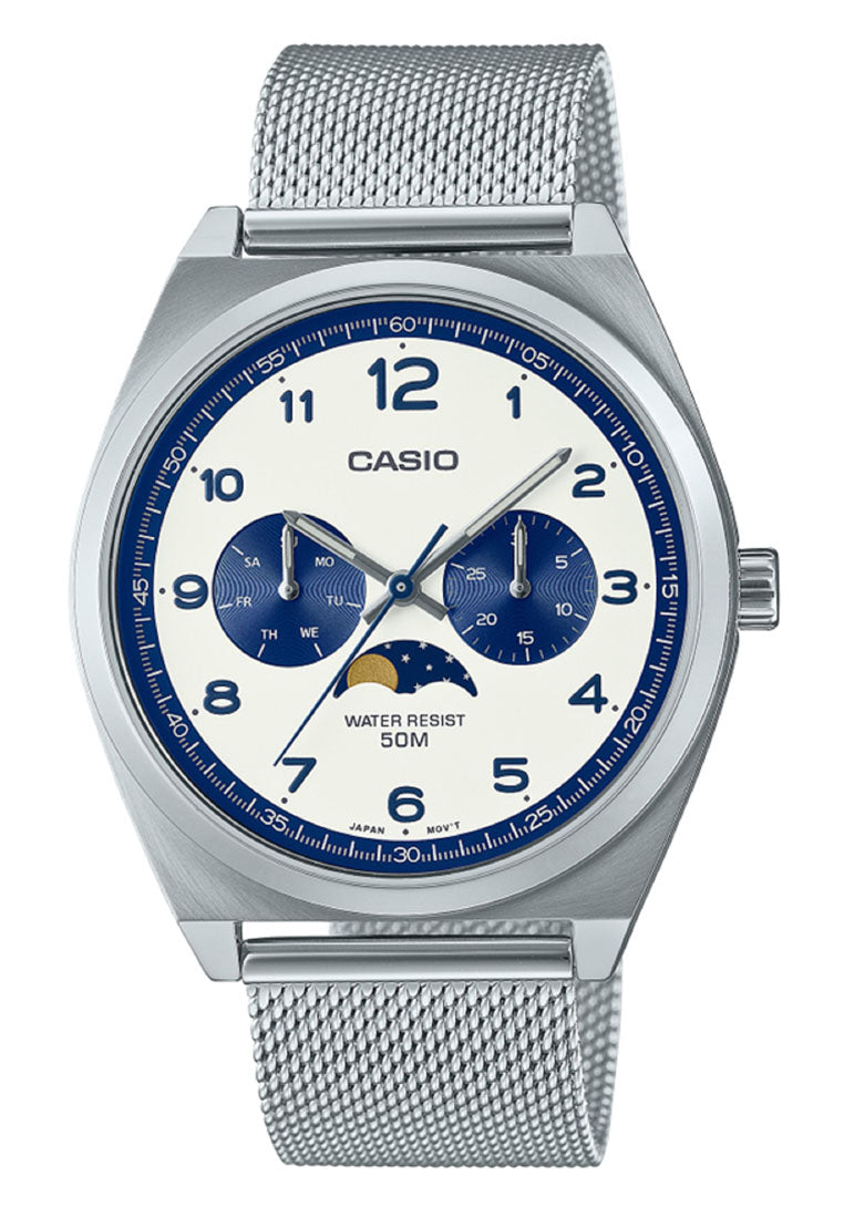 Casio MTP-M300M-7A Chronograph Stainless Steel Strap Watch For Men-Watch Portal Philippines