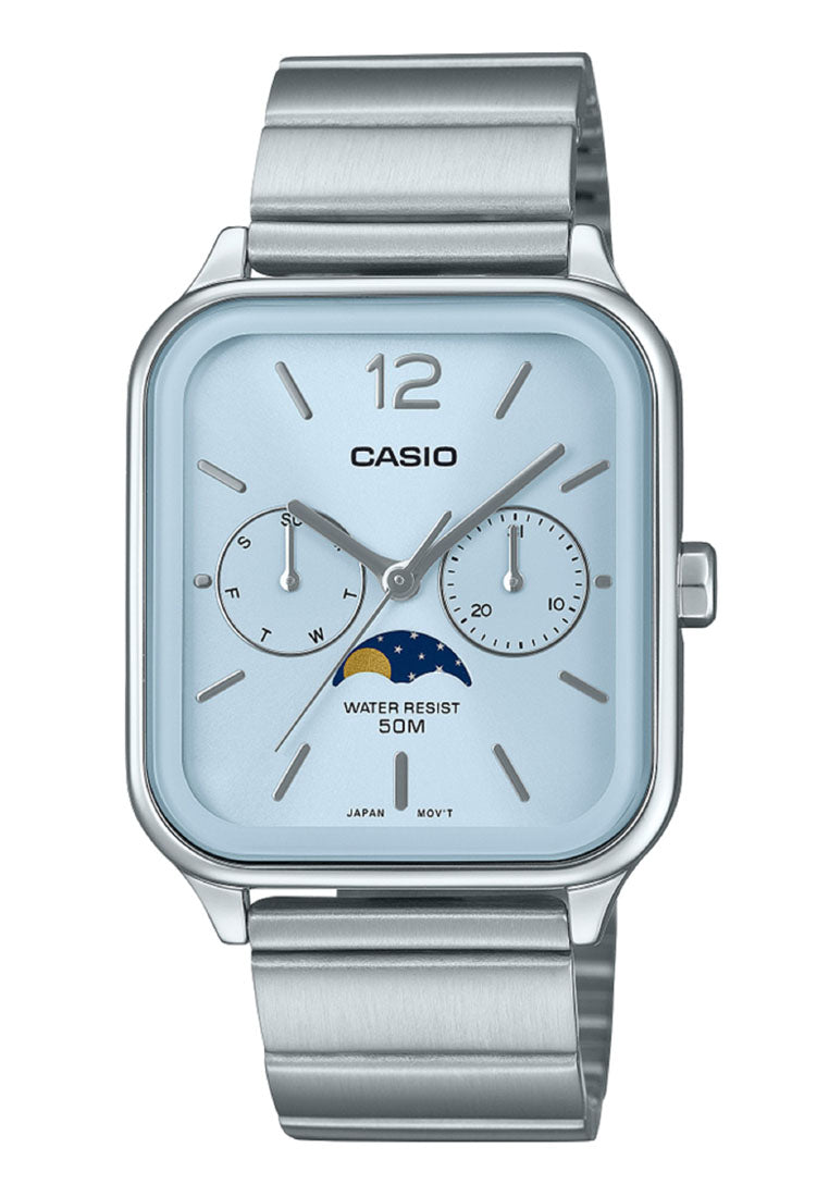 Casio MTP-M305D-2A Analog Stainless Steel Strap Watch For Men-Watch Portal Philippines