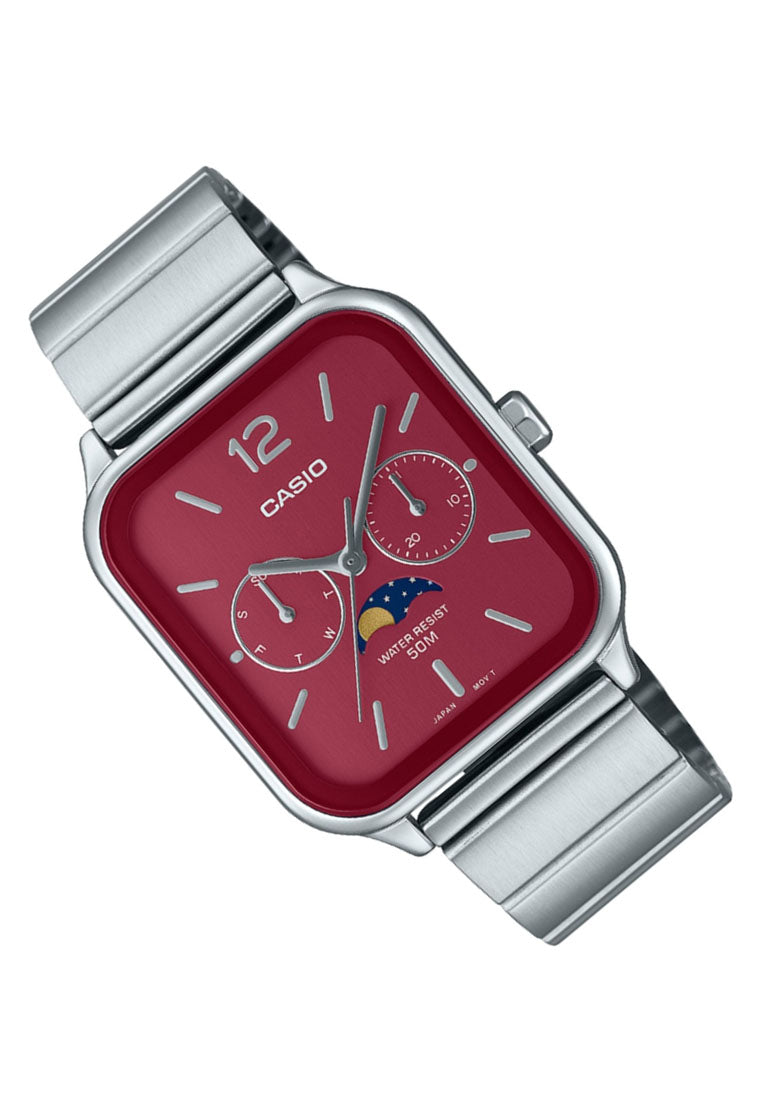 Casio MTP-M305D-4A Analog Stainless Steel Strap Watch For Men-Watch Portal Philippines