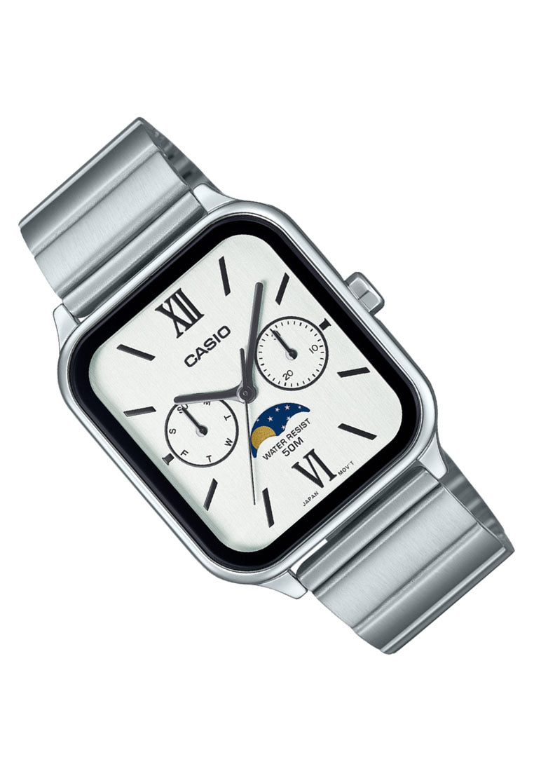 Casio MTP-M305D-7A2 Analog Stainless Steel Strap Watch For Men-Watch Portal Philippines
