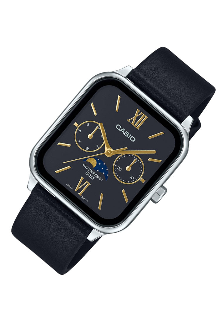 Casio MTP-M305L-1A2 Analog Leather Strap Watch For Men-Watch Portal Philippines