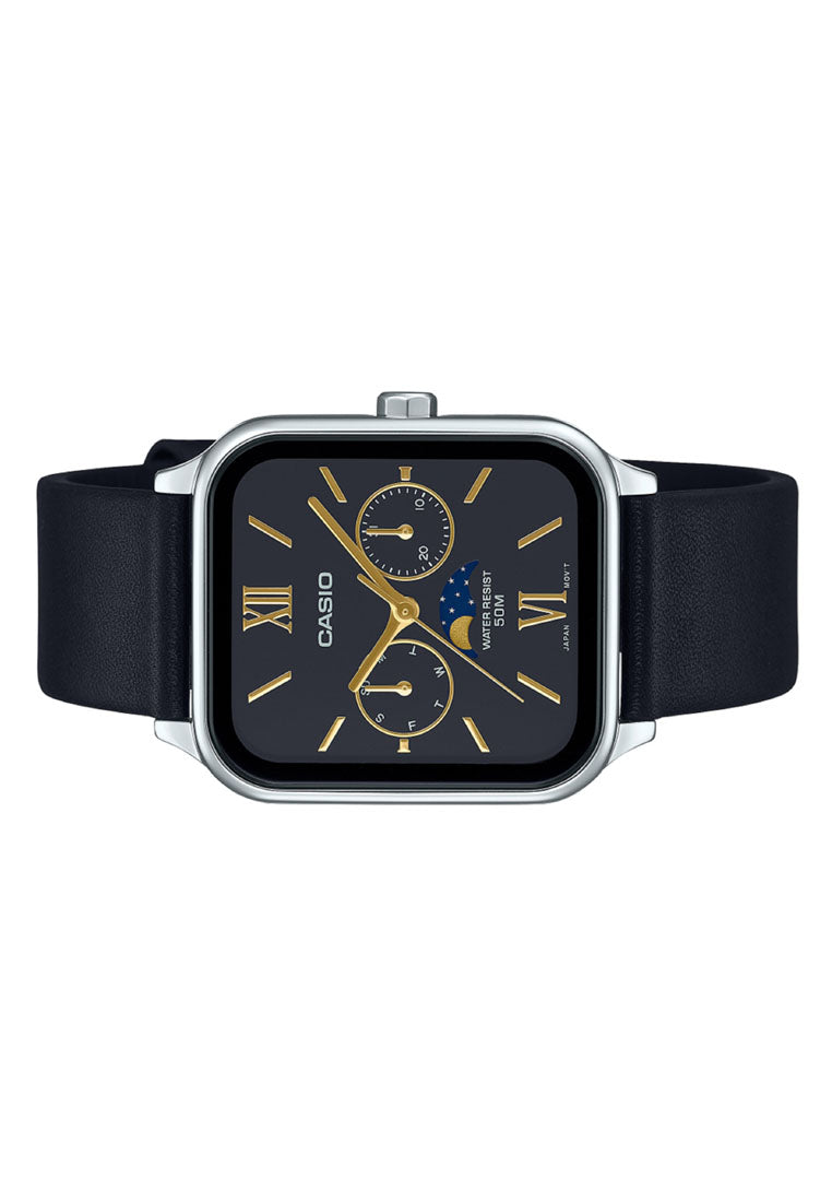Casio MTP-M305L-1A2 Analog Leather Strap Watch For Men-Watch Portal Philippines