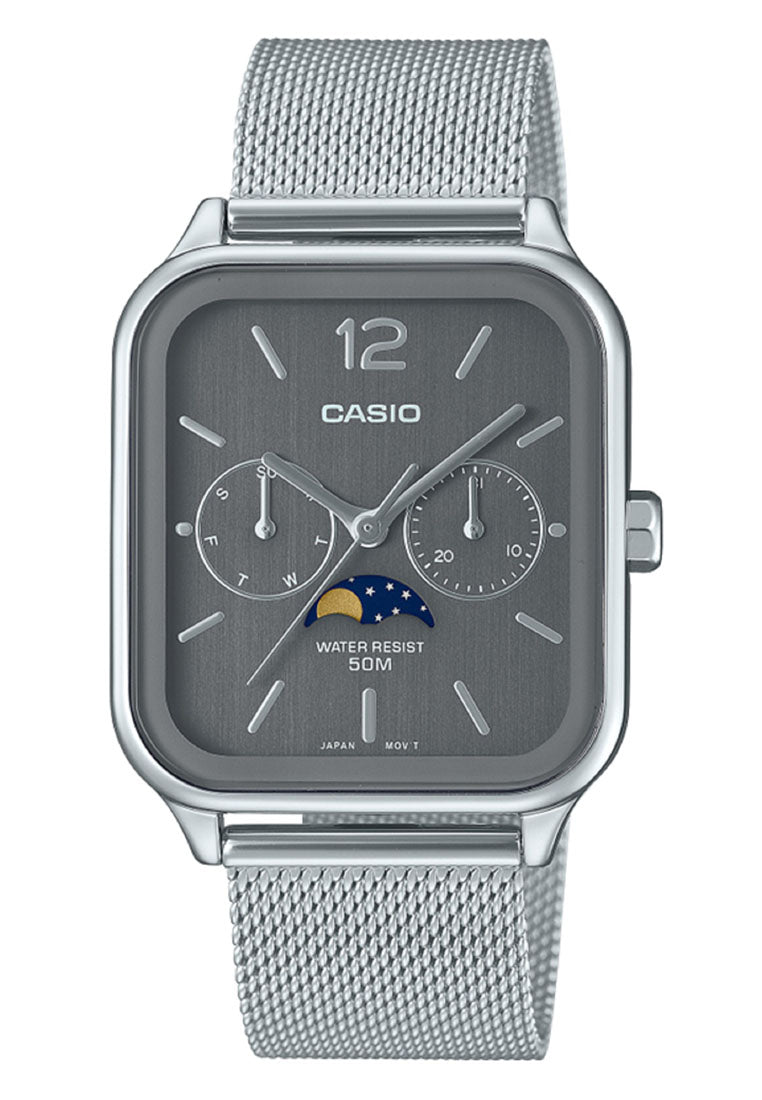 Casio MTP-M305M-8A Analog Stainless Steel Strap Watch For Men-Watch Portal Philippines