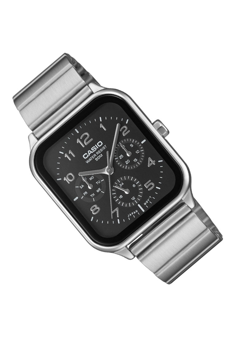 Casio MTP-M306D-1A Analog Stainless Steel Strap Watch for Men-Watch Portal Philippines