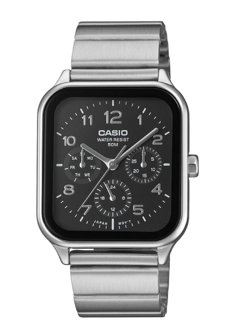Casio MTP-M306D-1A Analog Stainless Steel Strap Watch for Men-Watch Portal Philippines