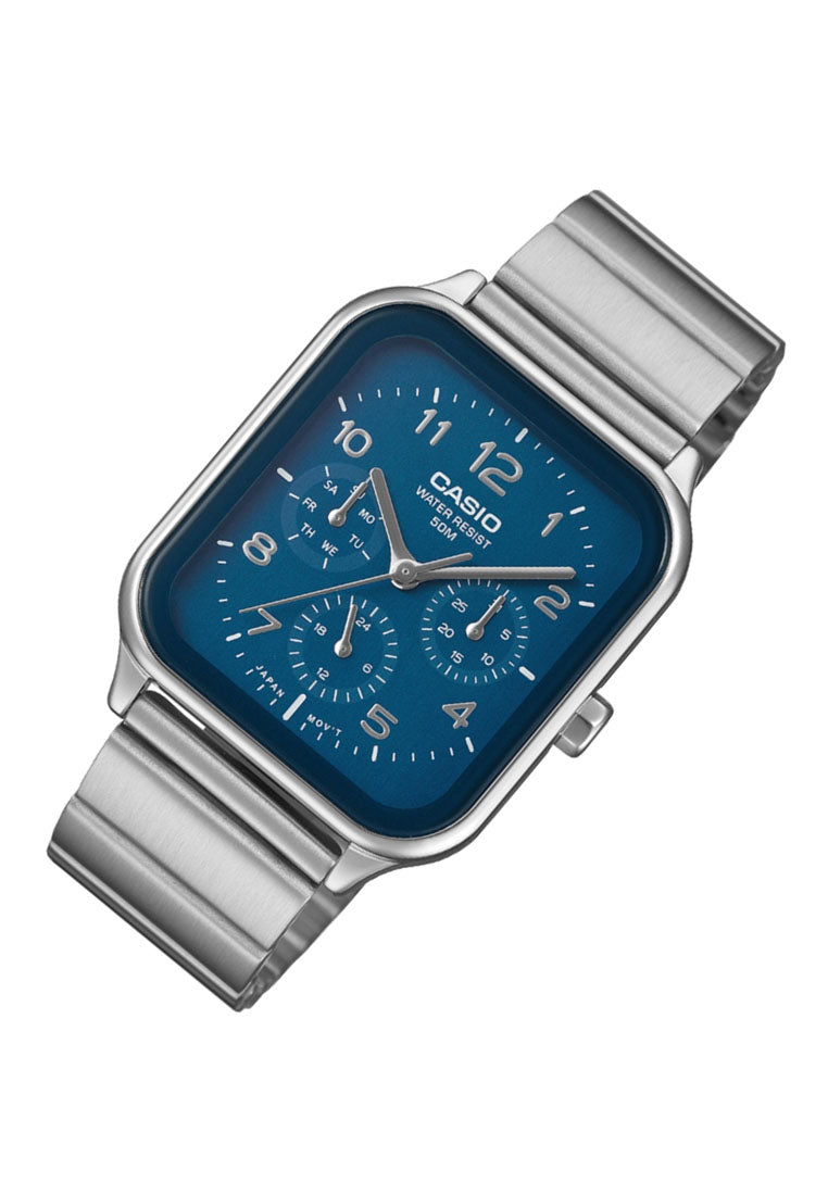 Casio MTP-M306D-2A Analog Stainless Steel Strap Watch for Men-Watch Portal Philippines