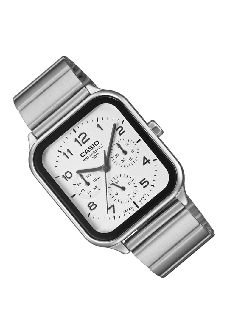 Casio MTP-M306D-7A Analog Stainless Steel Strap Watch for Men-Watch Portal Philippines