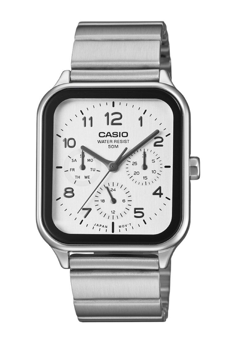 Casio MTP-M306D-7A Analog Stainless Steel Strap Watch for Men-Watch Portal Philippines