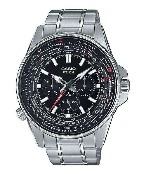 Casio MTP-SW320D-1AVDF Silver Stainless Watch for Men-Watch Portal Philippines