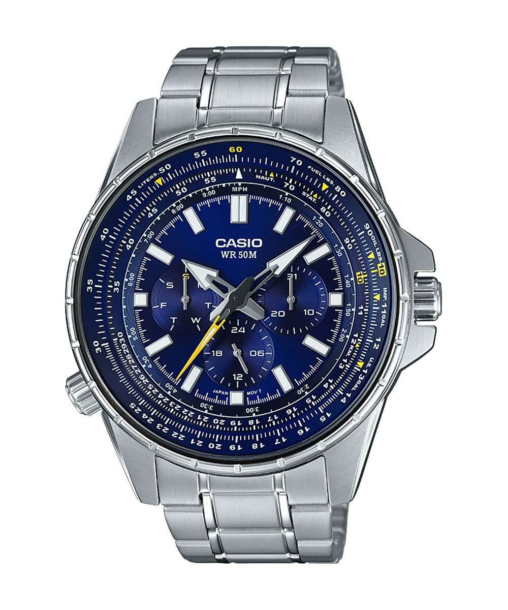 Casio MTP-SW320D-2AVDF Silver Stainless Watch for Men-Watch Portal Philippines