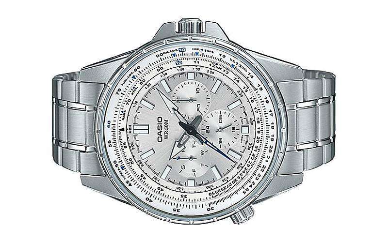 Casio MTP-SW320D-7AVDF Silver Stainless Watch for Men-Watch Portal Philippines