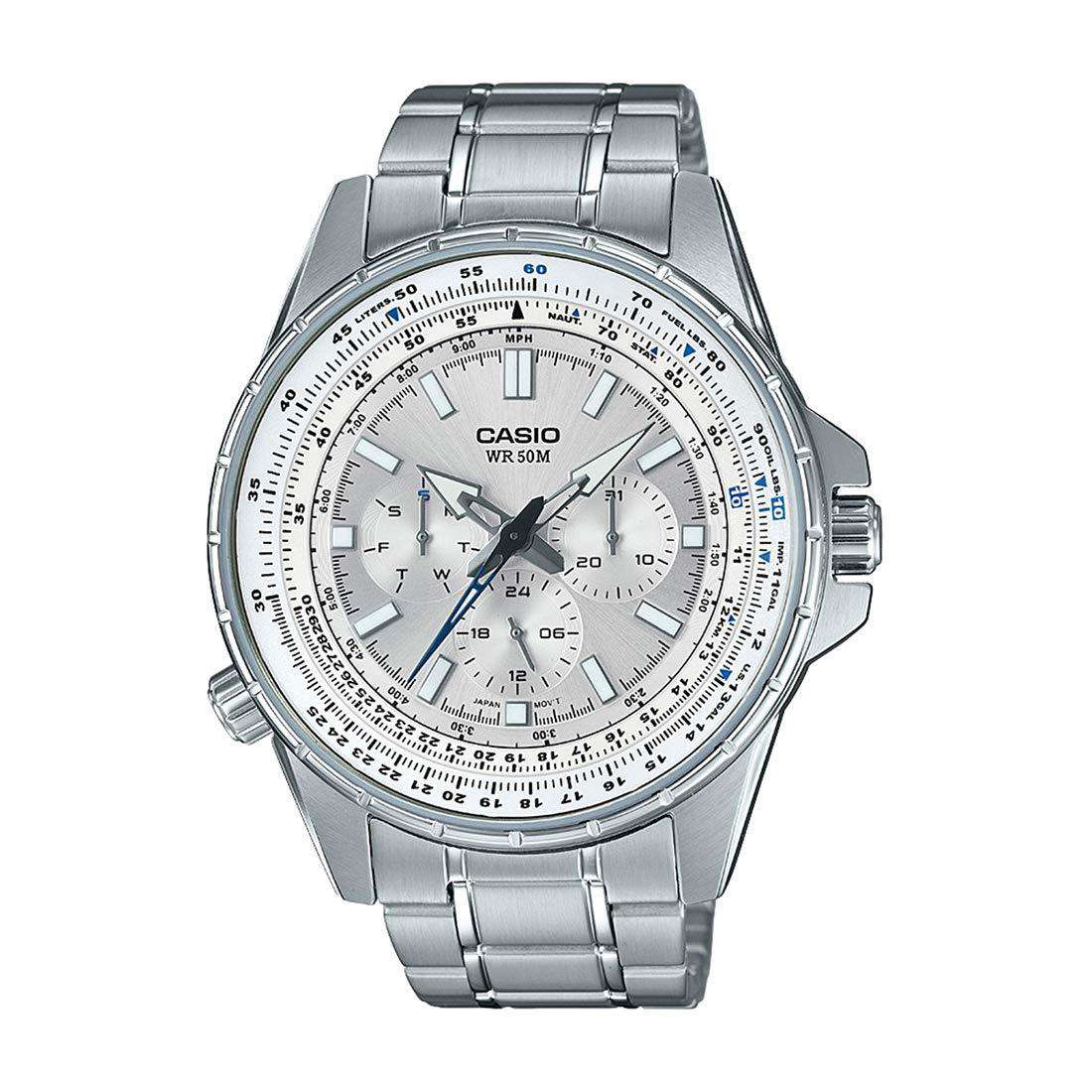 Casio MTP-SW320D-7AVDF Silver Stainless Watch for Men-Watch Portal Philippines