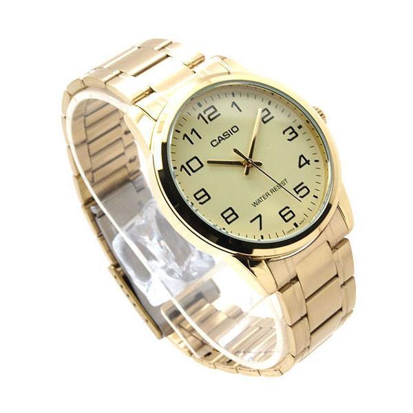 Casio MTP-V001G-9B Gold Plated Watch for Men-Watch Portal Philippines