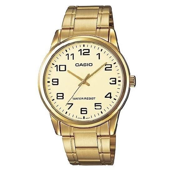 Casio MTP-V001G-9B Gold Plated Watch for Men-Watch Portal Philippines