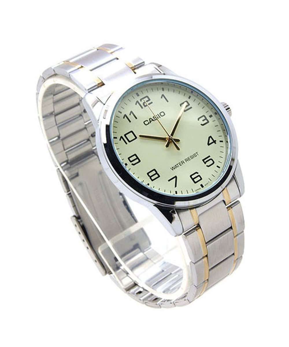 Casio MTP-V001SG-9B Two Tone Stainless Watch for Men-Watch Portal Philippines