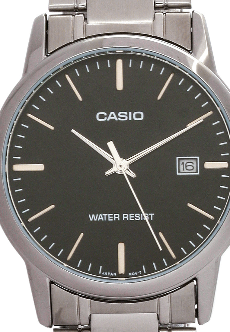 Casio MTP-V002D-1A Analog Stainless Steel Strap Watch For Men-Watch Portal Philippines