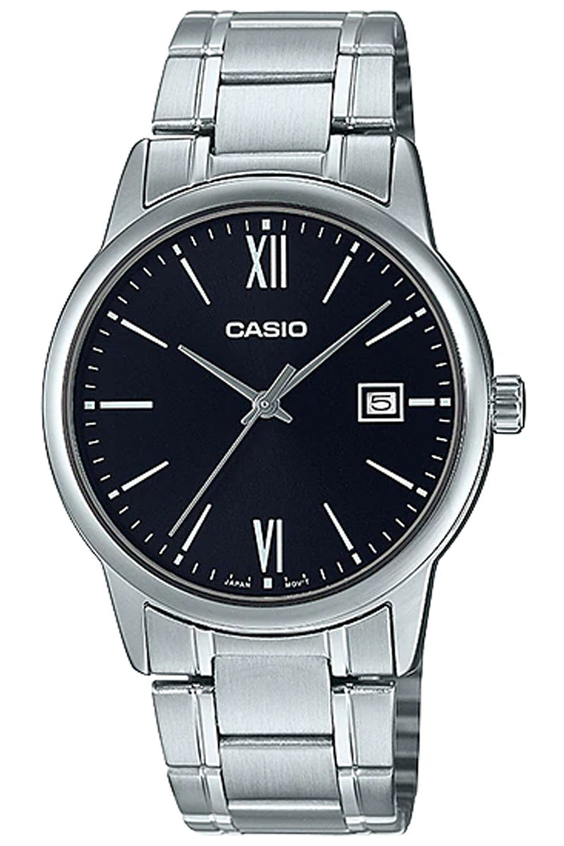 Casio MTP-V002D-1B3 Silver Stainless Watch for Men-Watch Portal Philippines