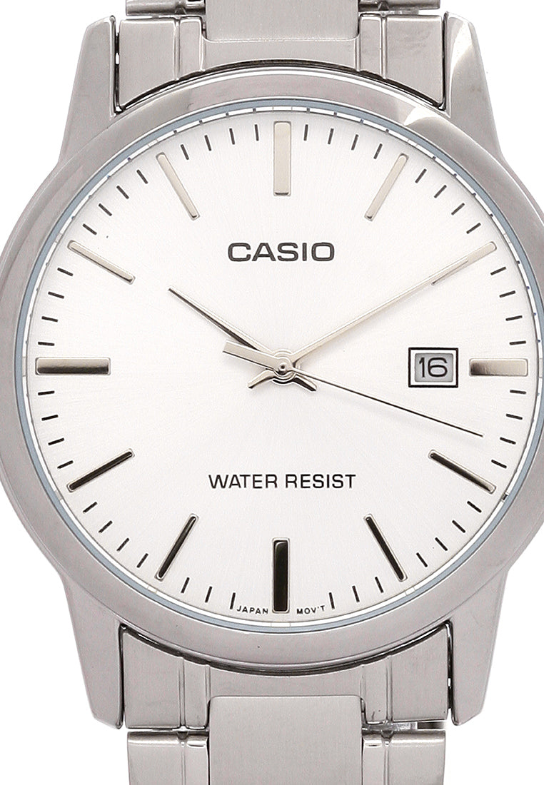 Casio MTP-V002D-7A Analog Stainless Steel Strap Watch For Men-Watch Portal Philippines