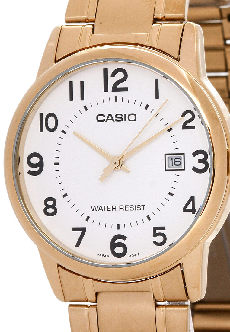 Casio MTP-V002G-7B Analog Stainless Steel Strap Watch For Men-Watch Portal Philippines