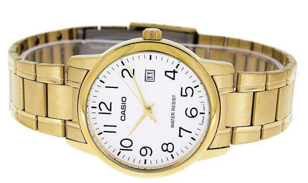 Casio MTP-V002G-7B2 Gold Stainless Watch for Men-Watch Portal Philippines