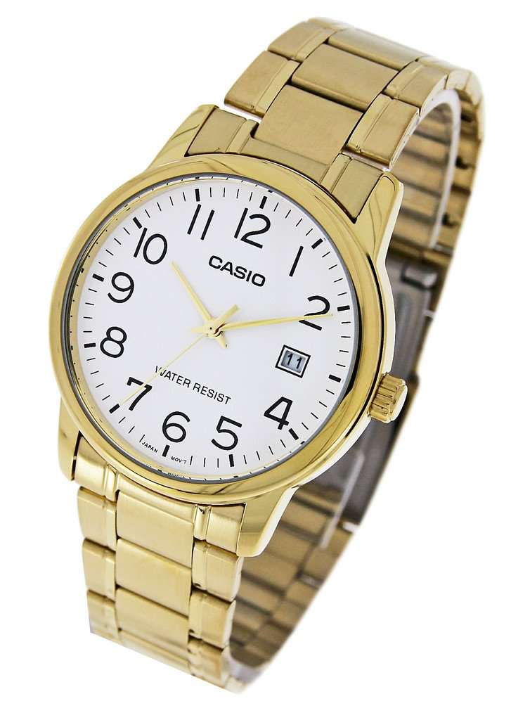 Casio MTP-V002G-7B2 Gold Stainless Watch for Men-Watch Portal Philippines