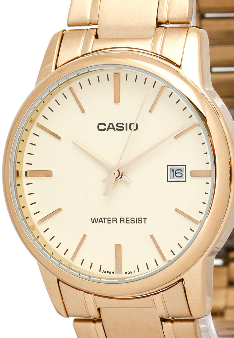 Casio MTP-V002G-9A Analog Stainless Steel Strap Watch For Men-Watch Portal Philippines