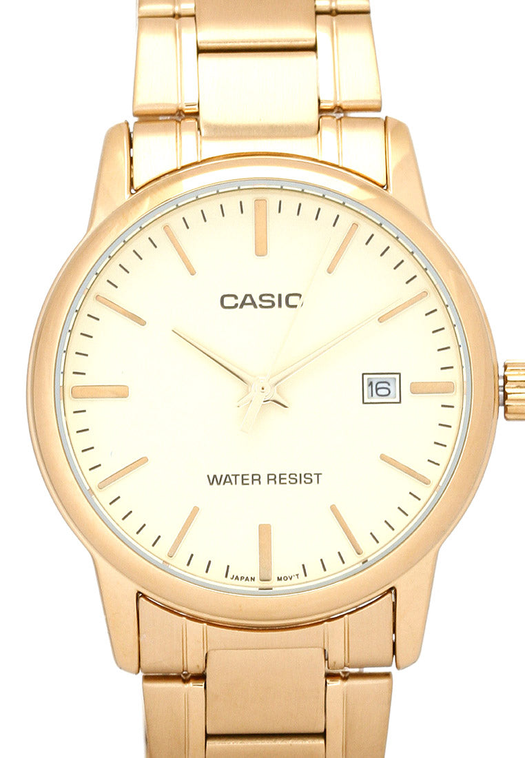 Casio MTP-V002G-9A Analog Stainless Steel Strap Watch For Men-Watch Portal Philippines