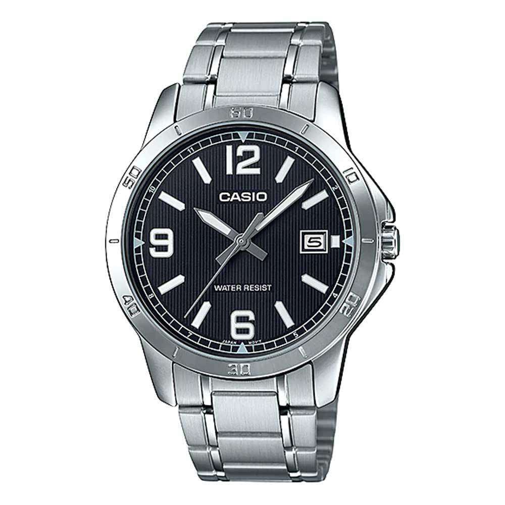 Casio MTP-V004D-1B2 Silver Stainless Watch for Men-Watch Portal Philippines