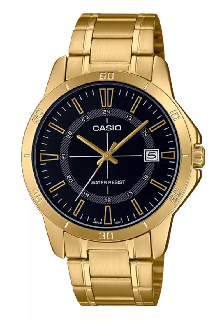 Casio MTP-V004G-1C Gold Plated Watch for Men-Watch Portal Philippines